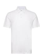 Regular Linen Look Polo - Gots/Vega White Knowledge Cotton Apparel