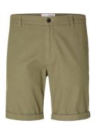 Slhslim-Luton Flex Shorts Noos Green Selected Homme