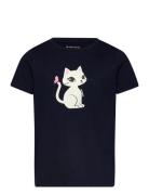 Printed T-Shirt Navy Tom Tailor