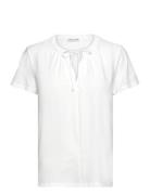 T-Shirt Fabric Mix White Tom Tailor