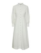 Yasmia Ls Long Dress S. White YAS