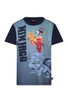 Lwtano 300 - T-Shirt S/S Blue LEGO Kidswear