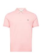 Slim Shield Ss Pique Polo Pink GANT