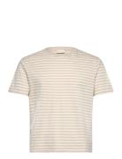 Striped T-Shirt Beige GANT