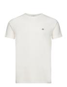 Slim Pique Ss T-Shirt White GANT