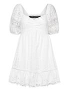 Alissa Cotton Broderie Dress White French Connection
