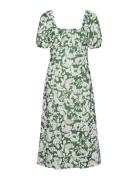 Vmfrej 2/4 Calf Dress Wvn Exp Green Vero Moda