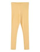 Rib Leggings Maddy Yellow Wheat