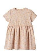 Jersey Dress S/S Anna Beige Wheat