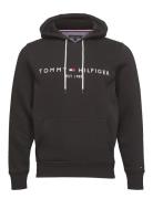 Core Tommy Logo Hoody Black Tommy Hilfiger