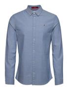 Tjm Slim Stretch Oxford Shirt Blue Tommy Jeans