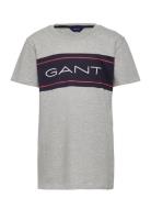 Tb. Gant Archive Ss T-Shirt Grey GANT