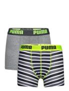 Puma Boys Basic Boxer Printed Strip Patterned PUMA