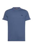 Taped Ringer T-Shirt Blue Fred Perry