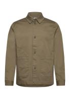 Langley Overshirt Khaki Les Deux