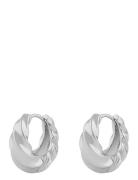 Lydia Big Twist Ring Ear Silver SNÖ Of Sweden