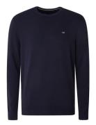 Bradley Cotton Crew Sweater Navy Lexington Clothing