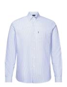 Casual Striped Oxford B.d Shirt Blue Lexington Clothing