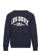 University Sweatshirt Kids Navy Les Deux