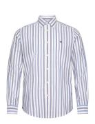 Summer Stripe Shirt - Classic Fit Blue Morris