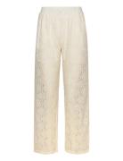 Lace Trousers Cream Rosemunde