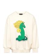 Unicorn Seahorse Sp Sweatshirt Cream Mini Rodini