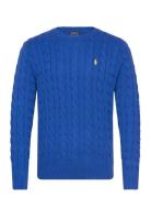 Cable-Knit Cotton Sweater Blue Polo Ralph Lauren
