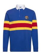 Classic Fit Striped Jersey Rugby Shirt Blue Polo Ralph Lauren