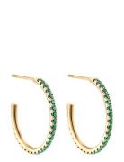 Cloé Crystal Hoop 20 Mm Gold By Jolima