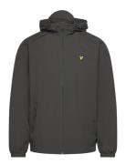 Zip Through Hooded Jacket Black Lyle & Scott