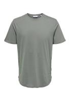 Onsmatt Longy Ss Tee Noos Khaki ONLY & SONS