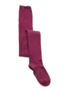 Cotton Tights Purple Melton