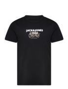 Jorbushwick Tee Ss Crew Neck Fst Jnr Black Jack & J S