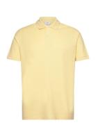 100% Cotton Pique Polo Shirt Yellow Mango