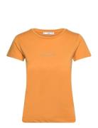 Logo Cotton T-Shirt Orange Mango