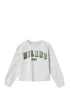 Nkflosefine Ls Loose Short Sweat Unb Grey Name It