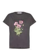 Printed Cotton-Blend T-Shirt Black Mango