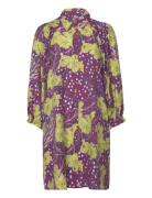 Yasemili 7/8 Shirt Dress S. Purple YAS