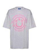 Over D Tee_B_1 Grey HUGO BLUE