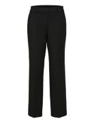 Slfrita Mw Wide Pant Fd Noos Black Selected Femme