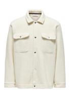 Onsemilio Teddy Overshirt Sweat Vd White ONLY & SONS