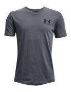 Ua B Sportstyle Left Chest Ss Grey Under Armour