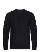 Jacob Cable Jumper Navy Superdry