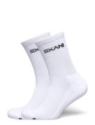 Regular Cut Socks 2-Pack White Exani