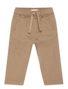 Elastic Waist Trousers Brown Mango