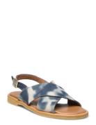 Sandals - Flat - Open Toe - Op Blue ANGULUS