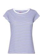 Organic Favorite Stripe Teasy Blue Mads Nørgaard