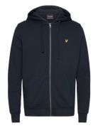 Zip Through Hoodie Navy Lyle & Scott