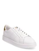 Angeline Iv Action Leather Sneaker White Lauren Ralph Lauren