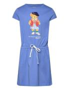 Polo Bear Cotton Jersey Dress Blue Ralph Lauren Kids